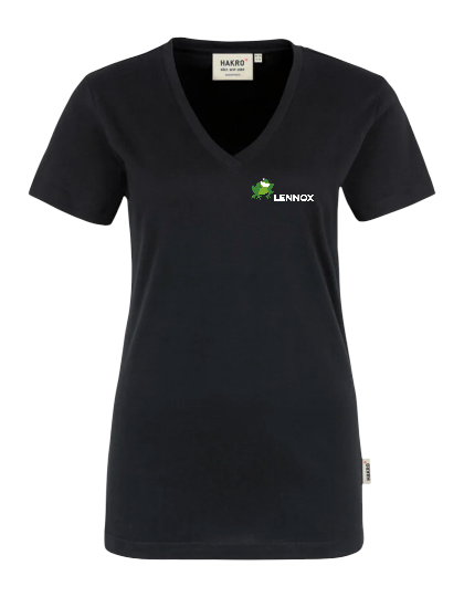 HAKRO DAMEN V-SHIRT CLASSIC - NO. 126 Motiv: Laabfrösch