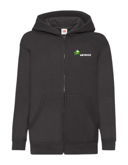 KIDS CLASSIC HOODED SWEAT JACKET F401NK FOL® Kinder Motiv: Laabfrösch