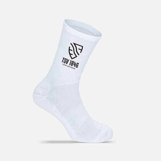 Tennis Socks MR. SOCKS white mit Logo TSV Lohr Art.-Nr.: L05004